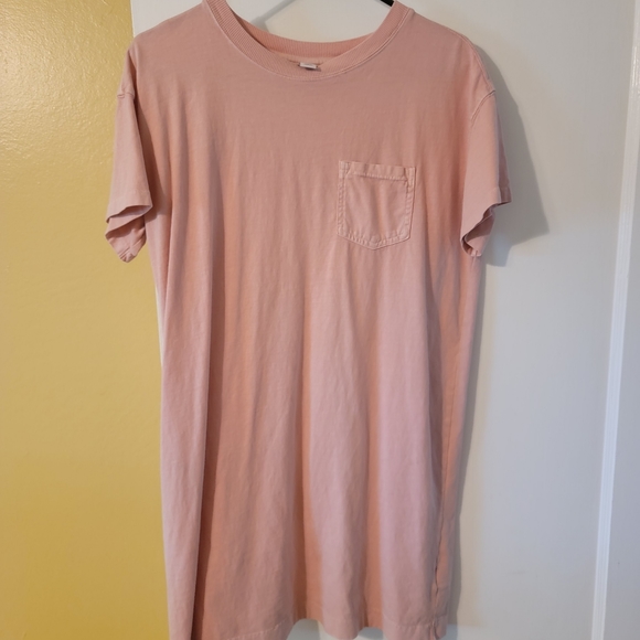 Old Navy Loose Vintage T-shirt Shift Dress w/pocket - Picture 3 of 5